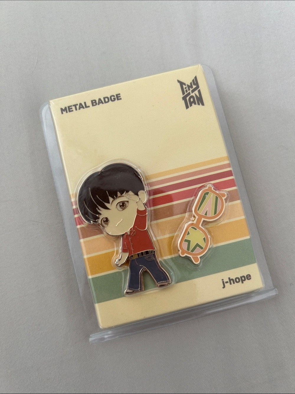 NIB TinyTan J-Hope Pin Set